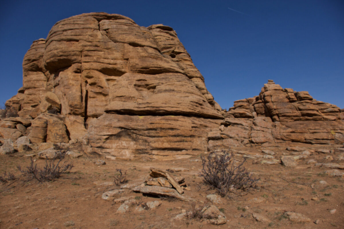 Granite outcrops of Baga Gazriin Chuluu