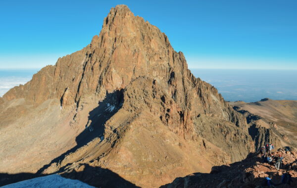 Take a helicopter over Mount Kenya