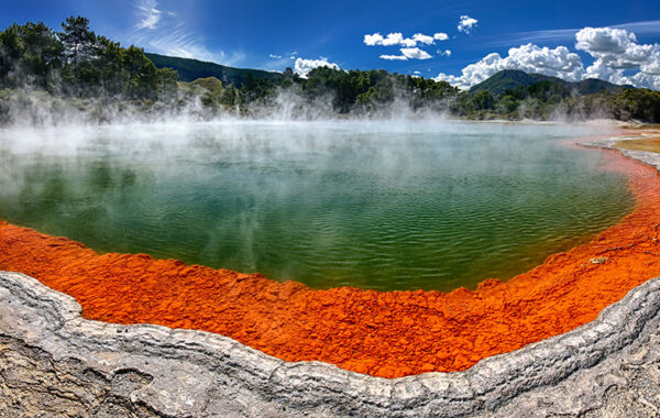 Dip your toes in the (very) hot springs of Rotorua