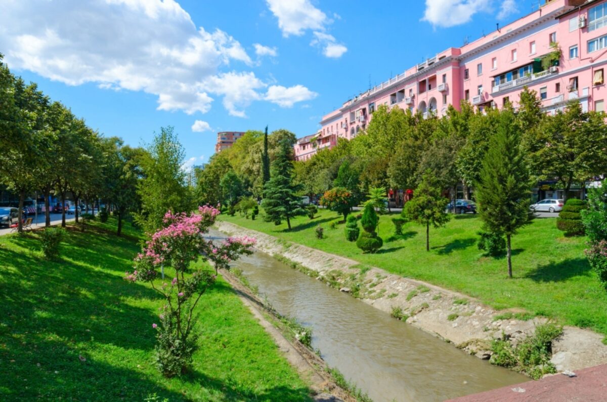 Albania Tirana Lana river