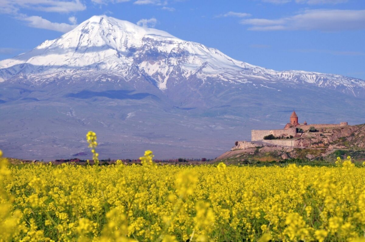 Armenia Ararat near the border with Turkey