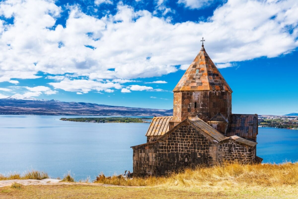 Armenia Sevanavank church in Sevan