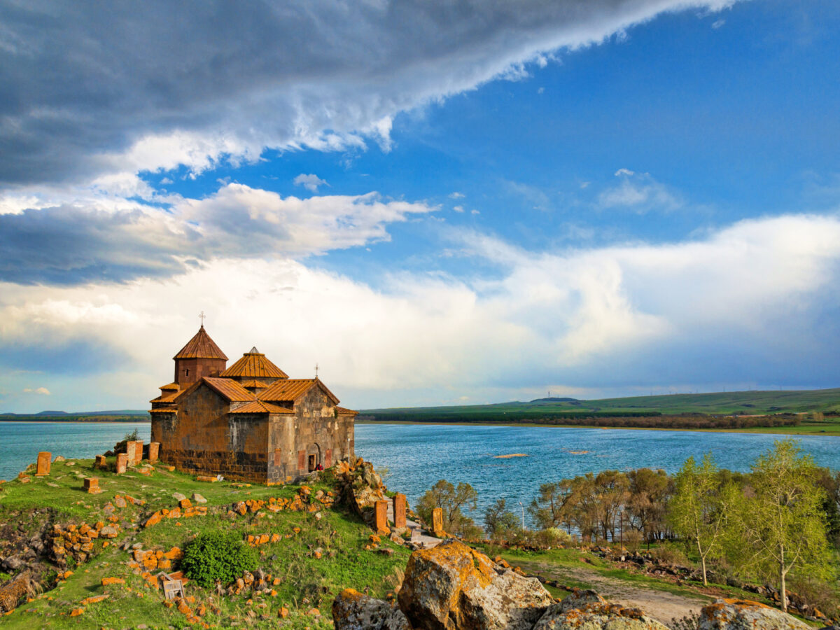Armenia lake Sevan Hayravank monastery