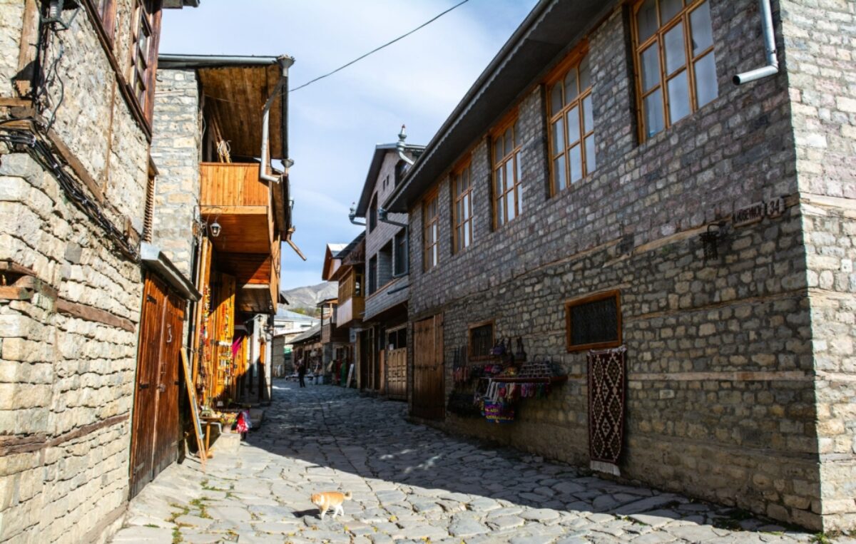 Azerbaijan Lahij streets