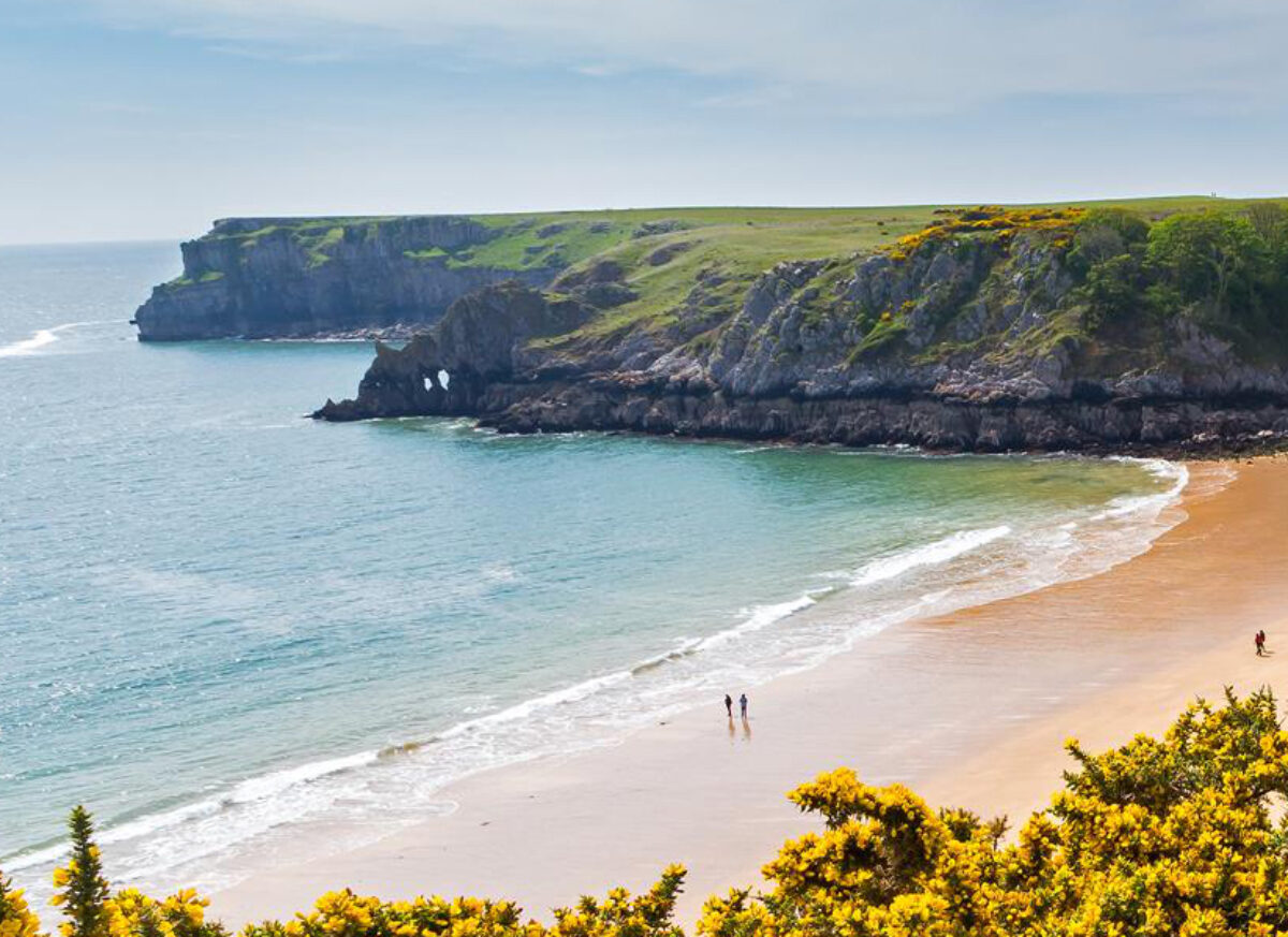 Barafundle Bay on the Pembrokeshire coast of South Wales