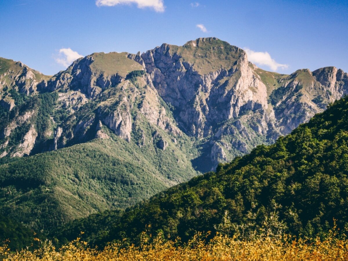 Bosnia Sutjeska National Park mountain peaks