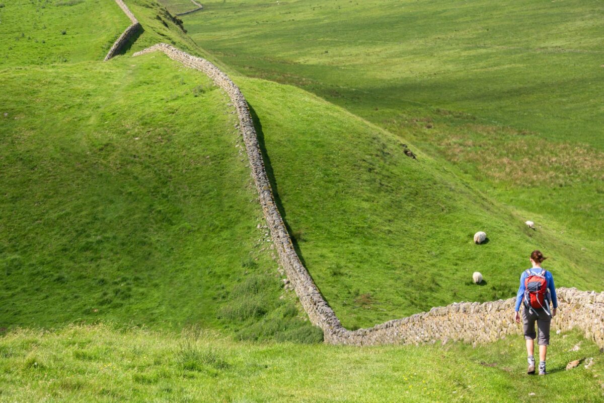 Family Hadrians Wall UK