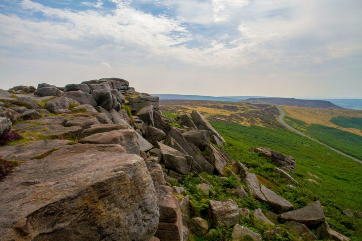 Higger Tor from Stanage Edge Peak District