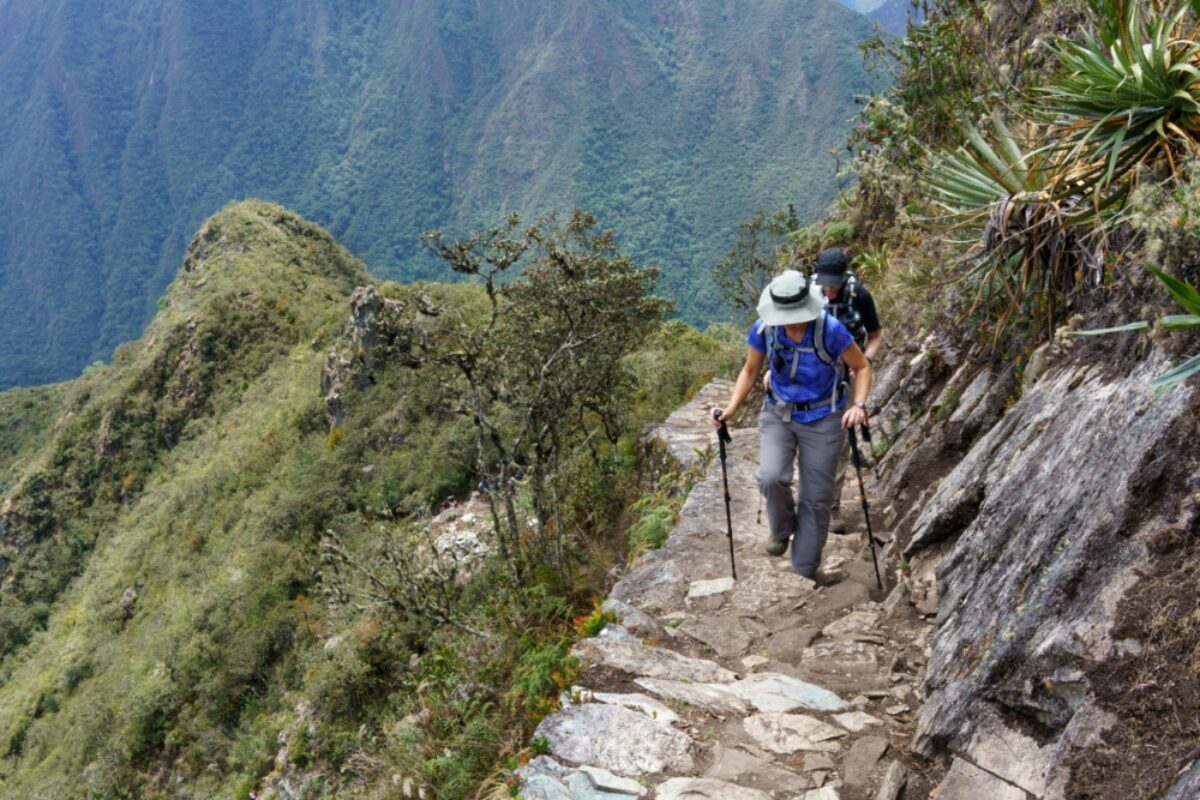 Inca trail of Machu Picchu peru