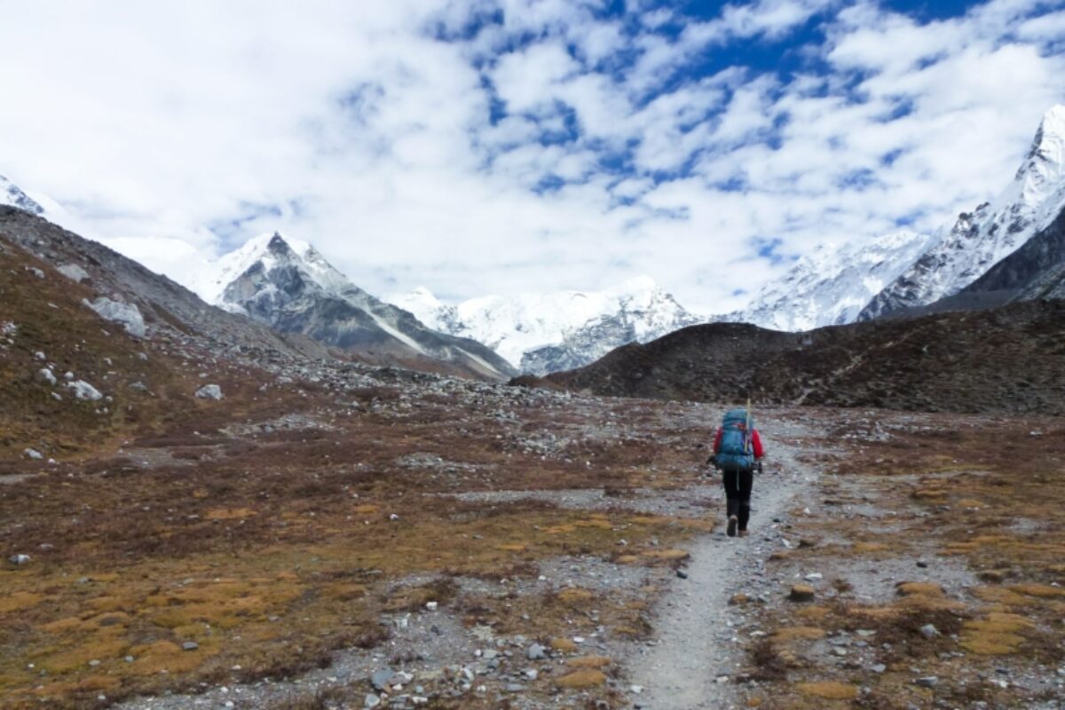 Island Peak in Chukkung Everest Base Camp trek Nepal
