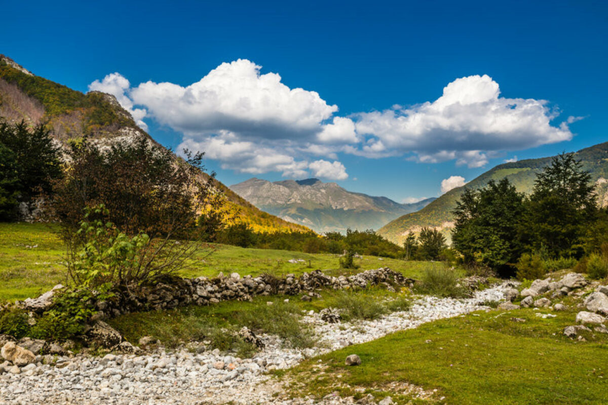 Landscape of Prokletije National Montenegro Europe