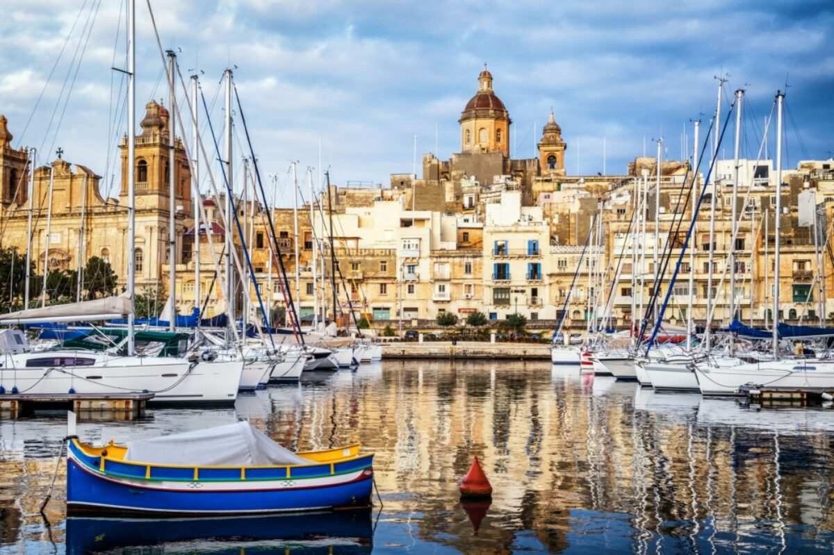 Malta Valetta harbour