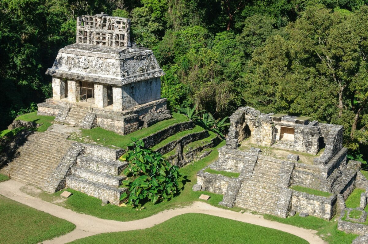 Mexico Palenque temple of the sun