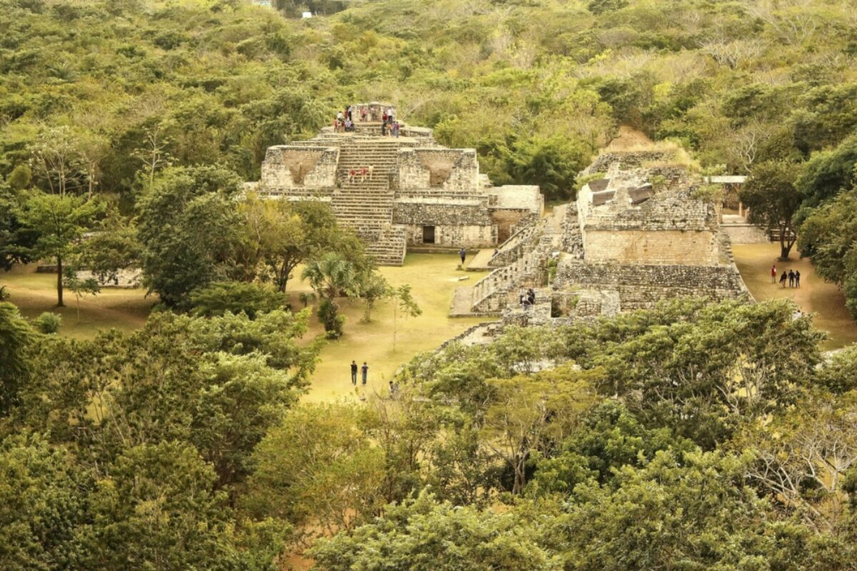 Mexico Yucatan archaeological zone of Ek Balam