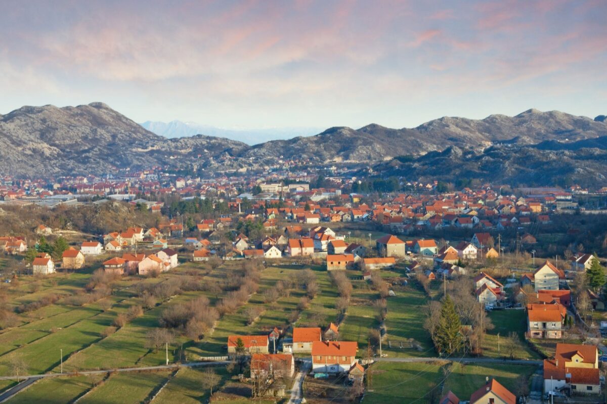 Montenegro Cetinje town view