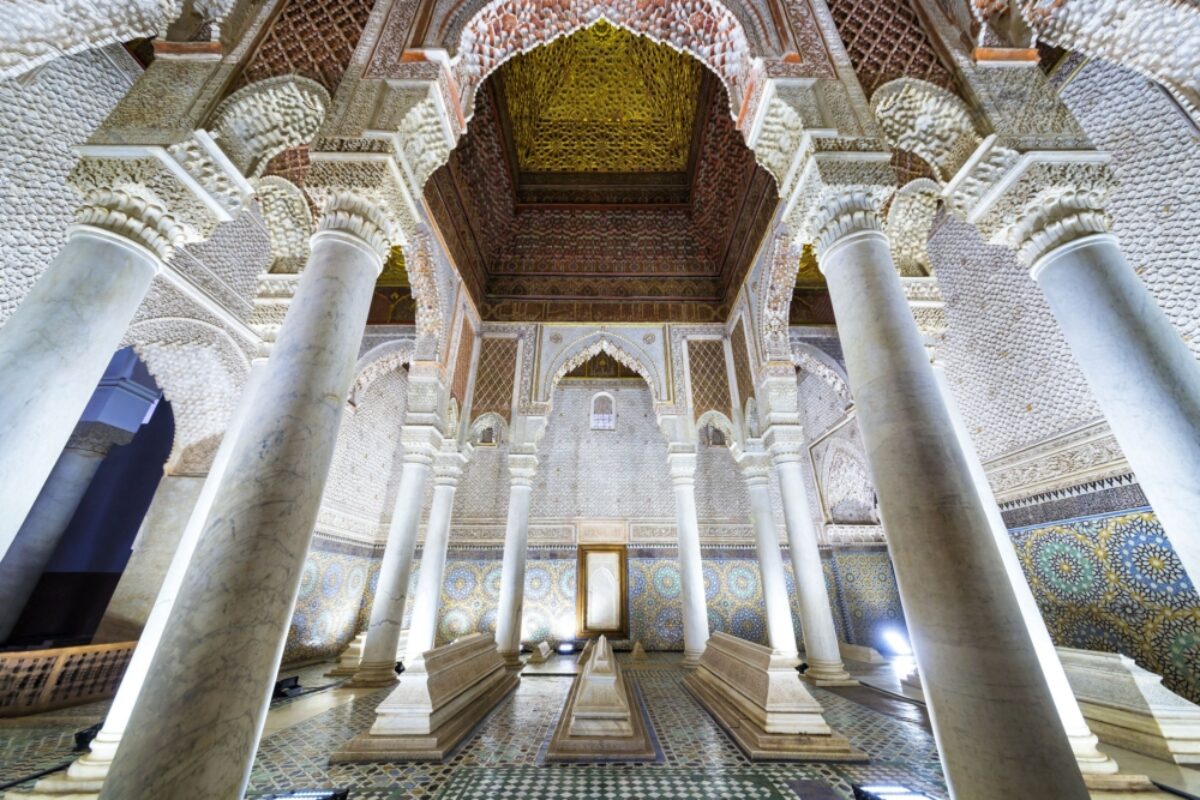 Morocco Marrakech Saadian tombs