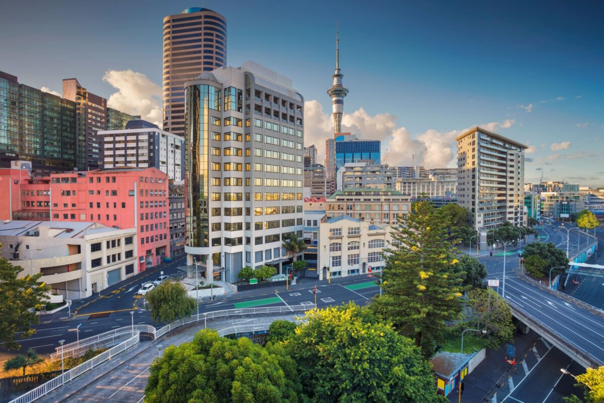 NZ Auckland skyline