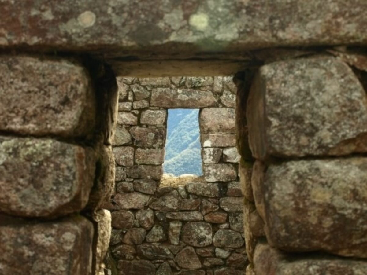 Peru Machu Picchu window
