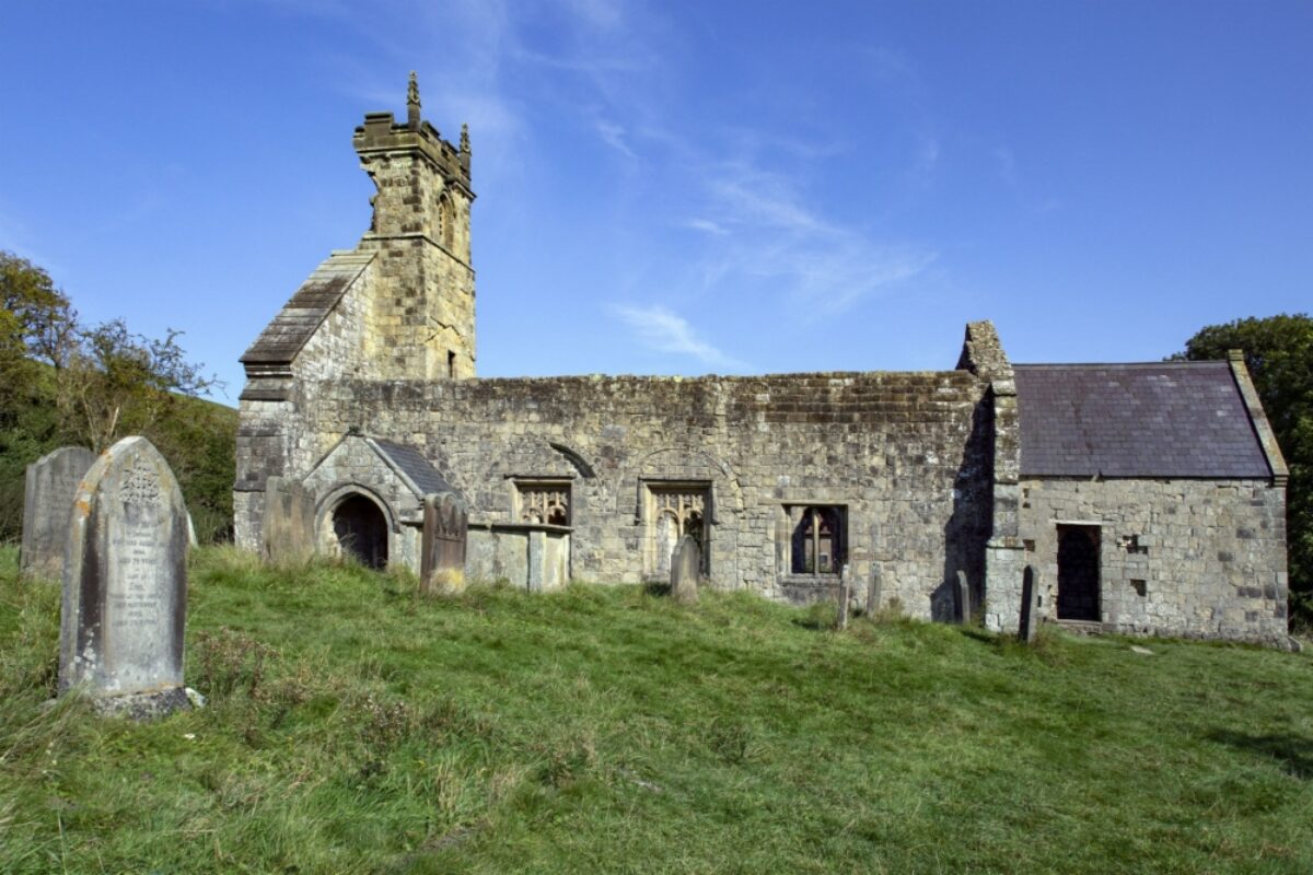 Ruined church at Wharram Percy