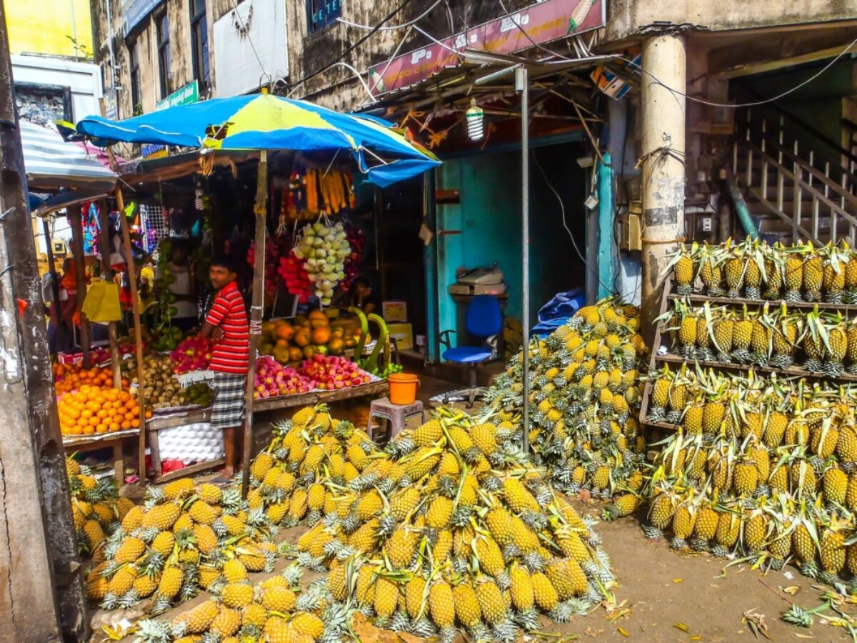 Sri Lanka Galle market fruit
