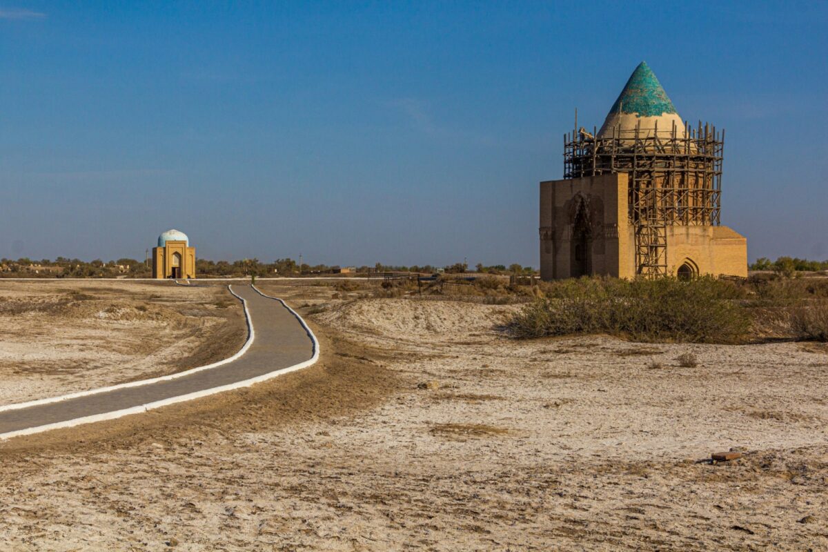 Sultan Tekesh Mausolem Konye Urgench Turkmenistan