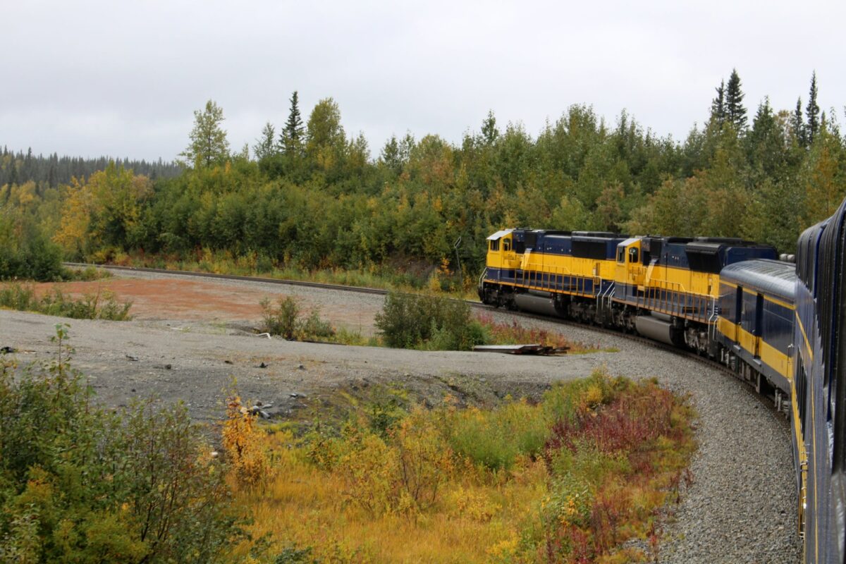 Talkeetna train to Denali alaska usa