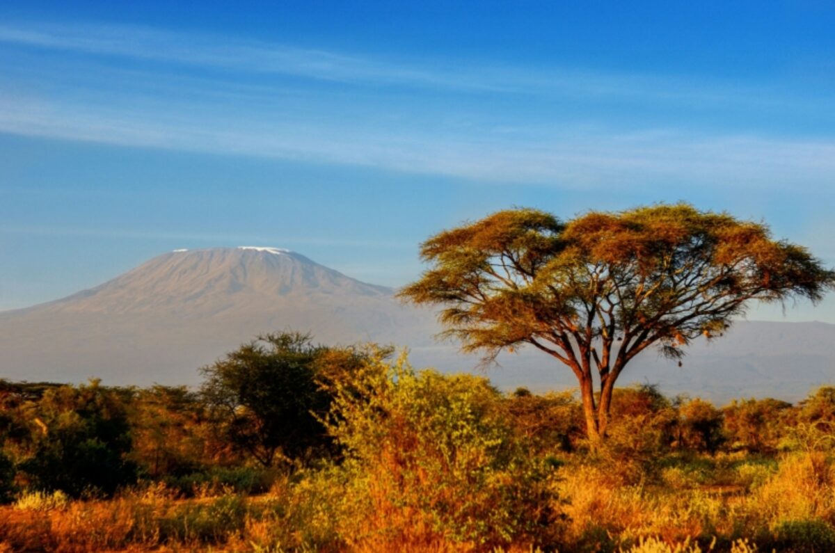 Tanzania Kilimanjaro sunset