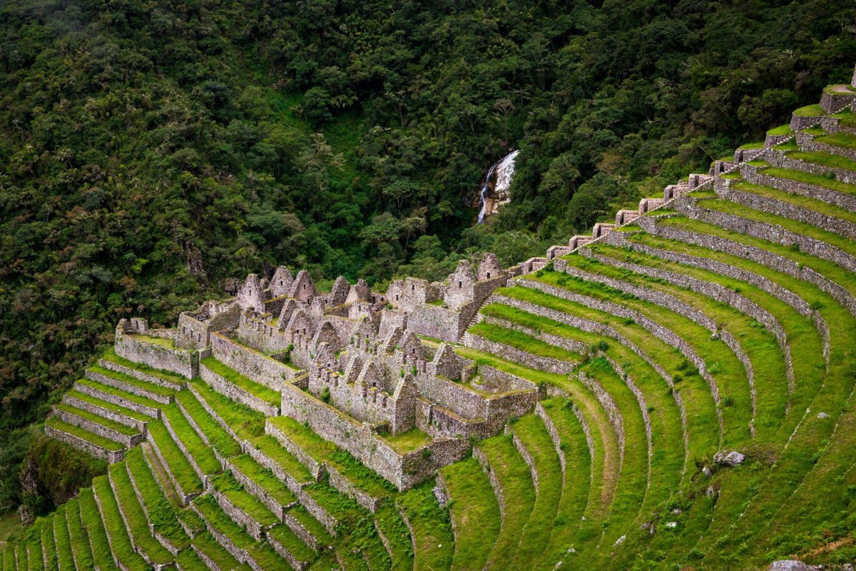 The Inca ruins of Winay Wayna peru