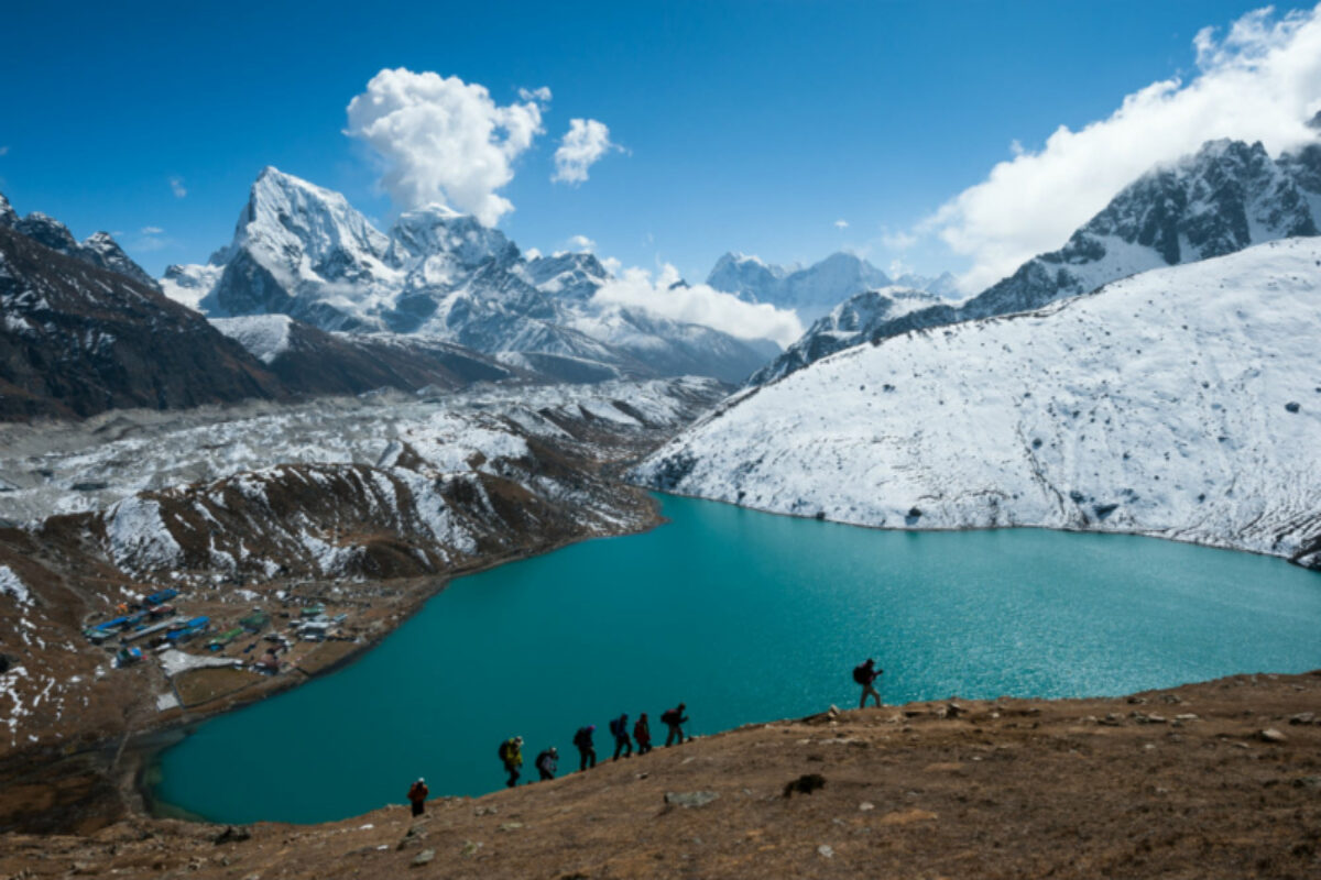 Trekking-In-Everest-Region-With-A-View-Of-Himalayas-And-Gokyo-Lake-Nepal