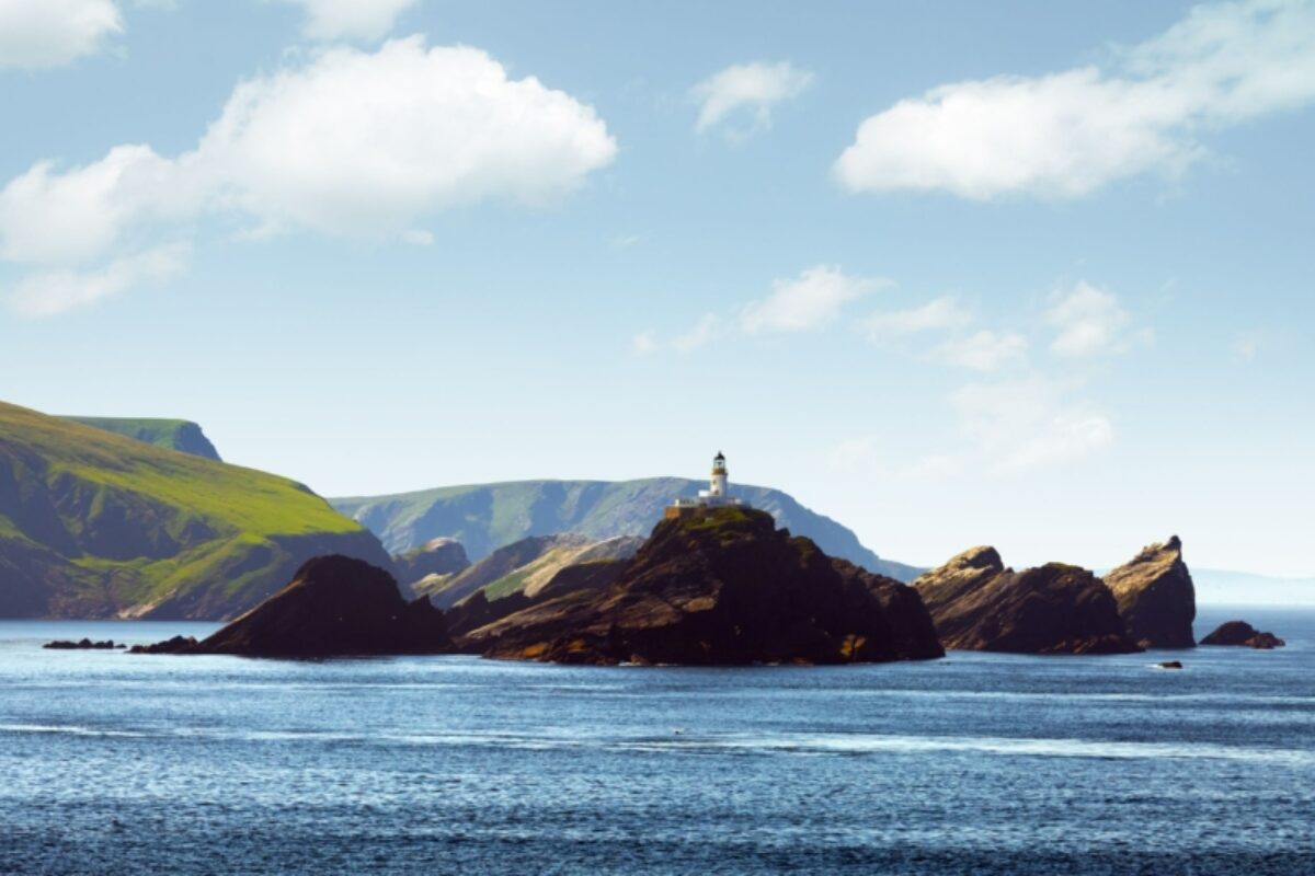 UK Orkney Muckle Flugga most northerly lighthouse