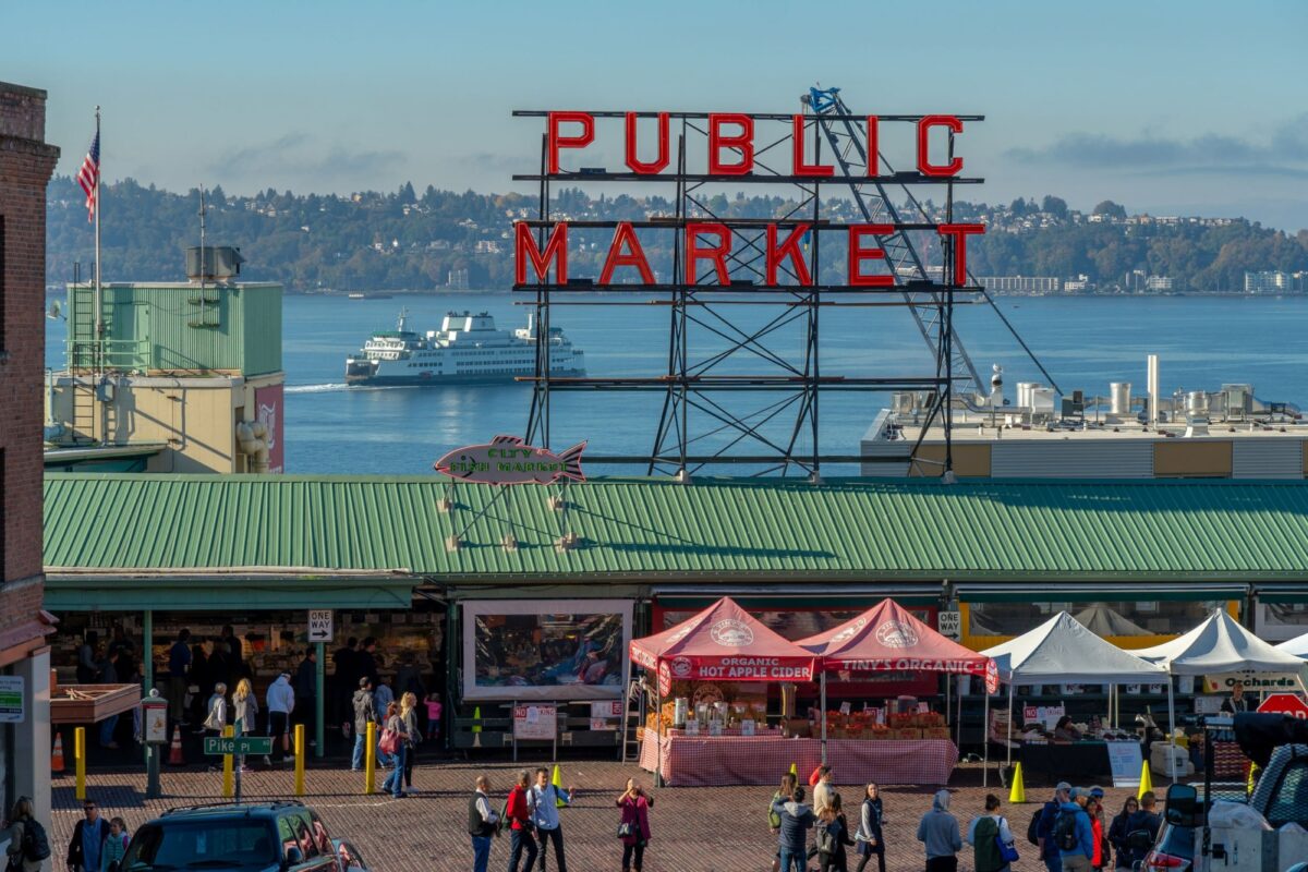 USA Seattle pike place market