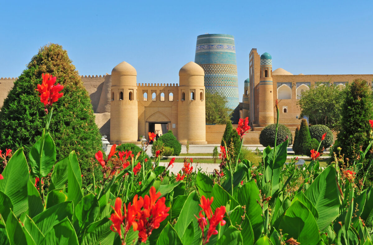 Uzbekistan Khiva medieval gates of old town