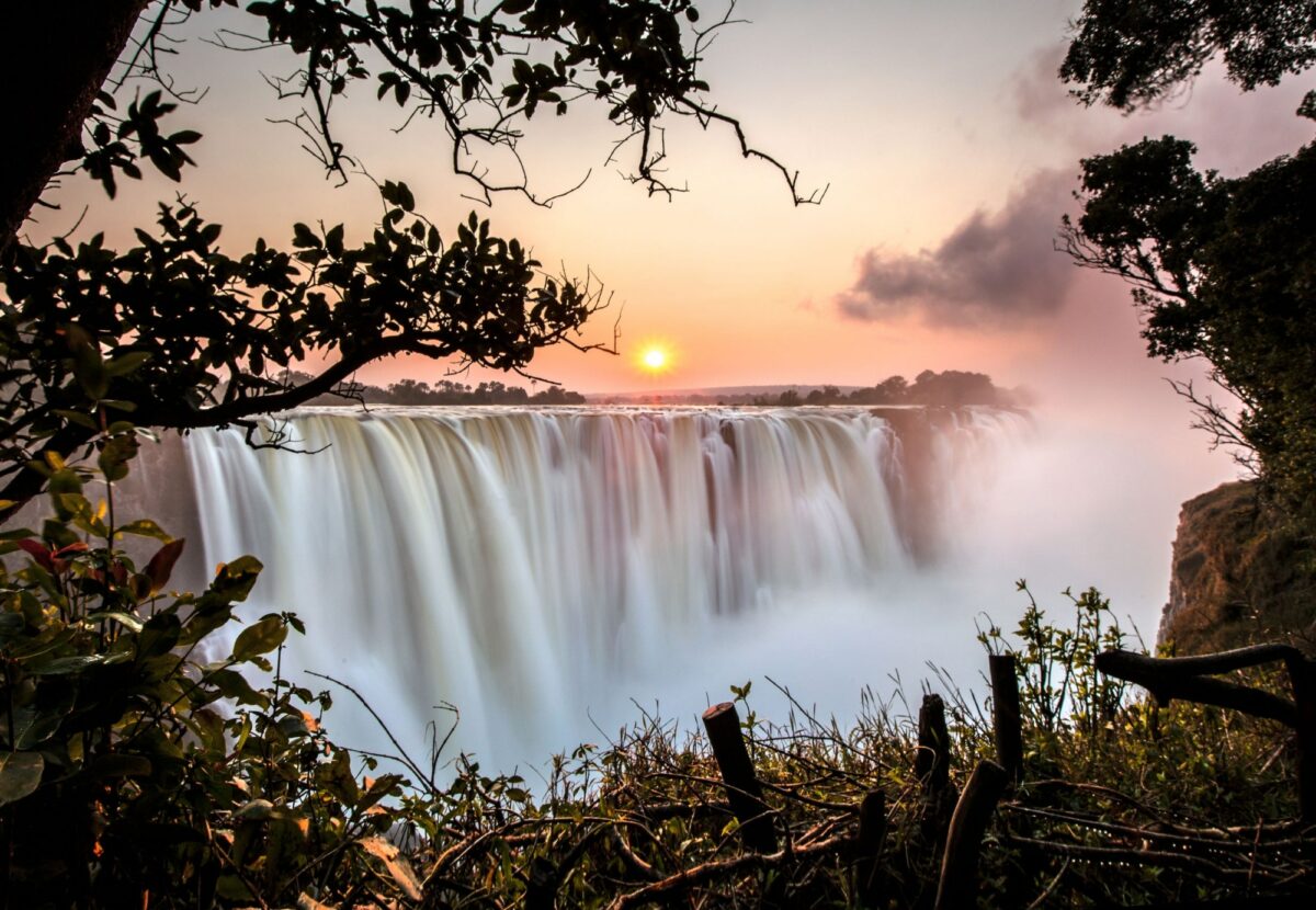 Zambia Victorial Falls sunset2