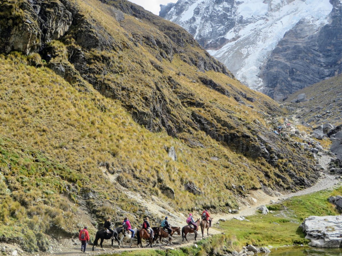 Alkantay Trail towards Machu Picchu peru