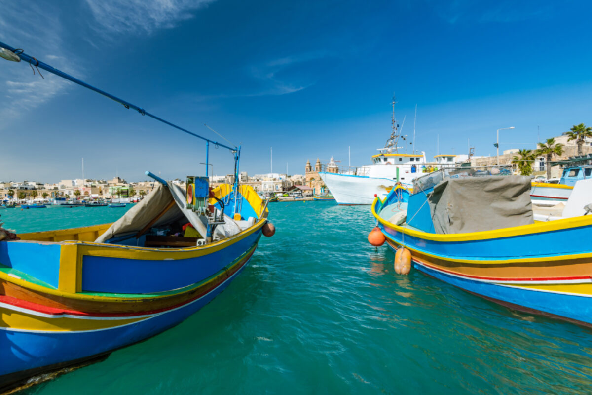Malta Marsaxlokk fishing village