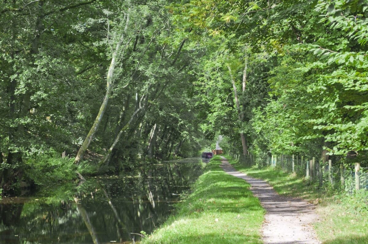 Monmouthshire and brecon canal brecon beacons national park powys wales uk