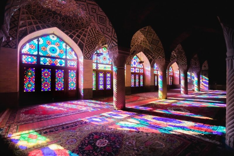 Pink mosque iran
