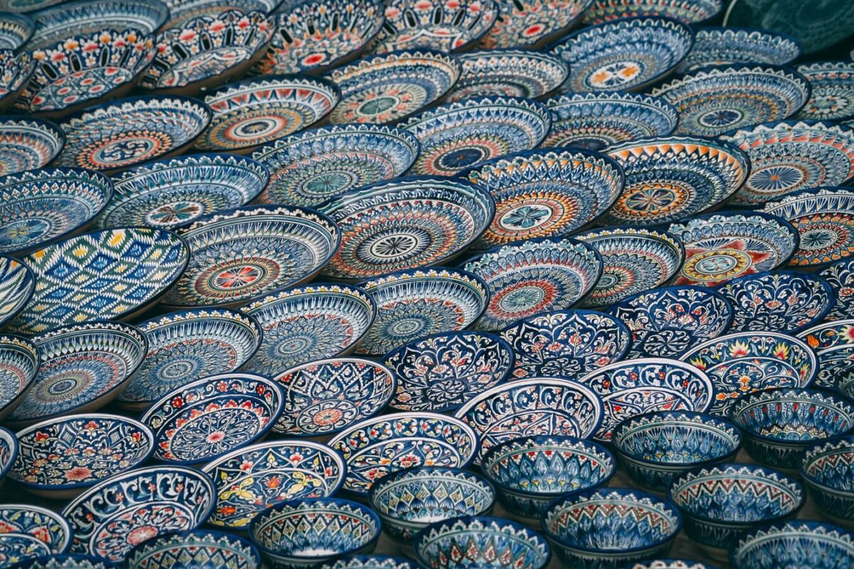 Uzbekistan ceramics khiva