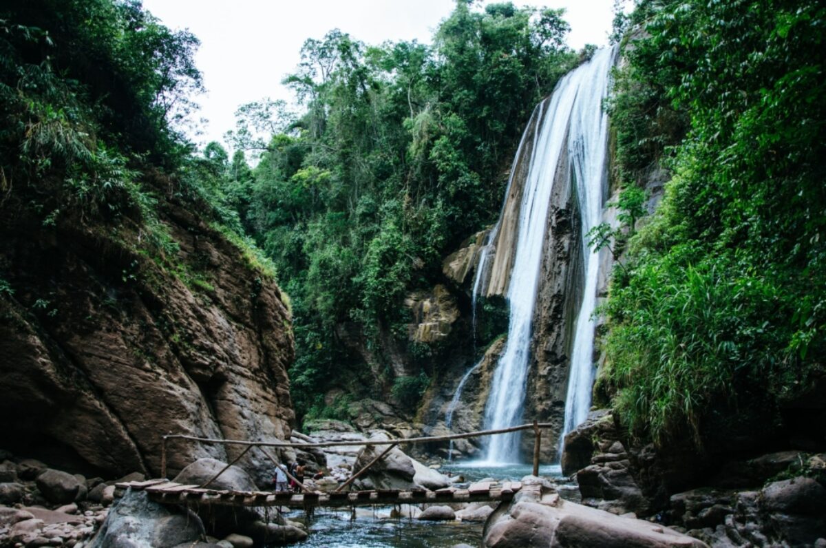 Velo de la novia waterfalls Chanchamayo Peru
