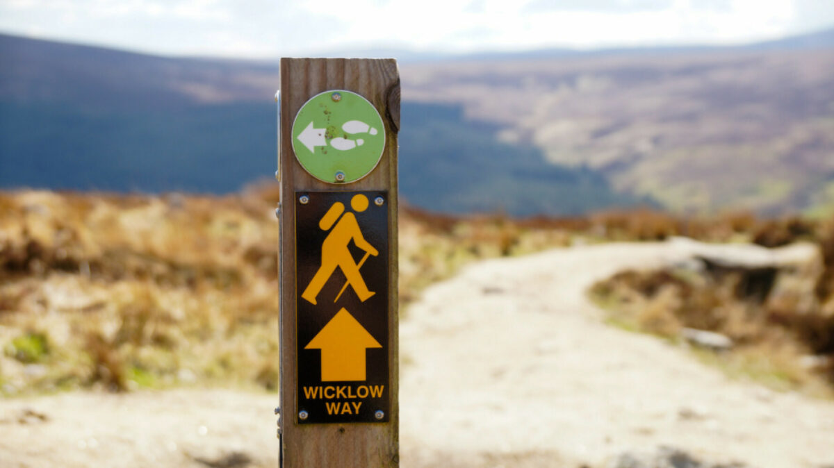 Wicklow way sign