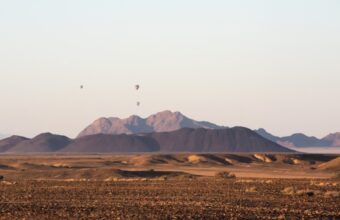 Balloon ride over the Namib Desert