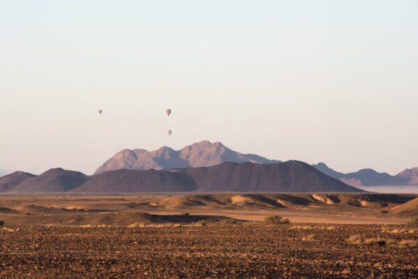 Balloon ride over the Namib Desert