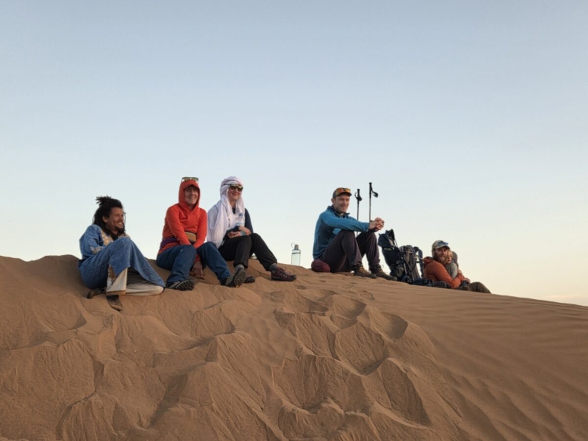 Enter the Sahara, hike to area of Lotide