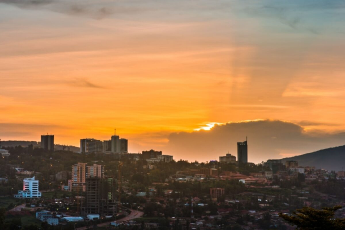 Rwanda Kigali sunset