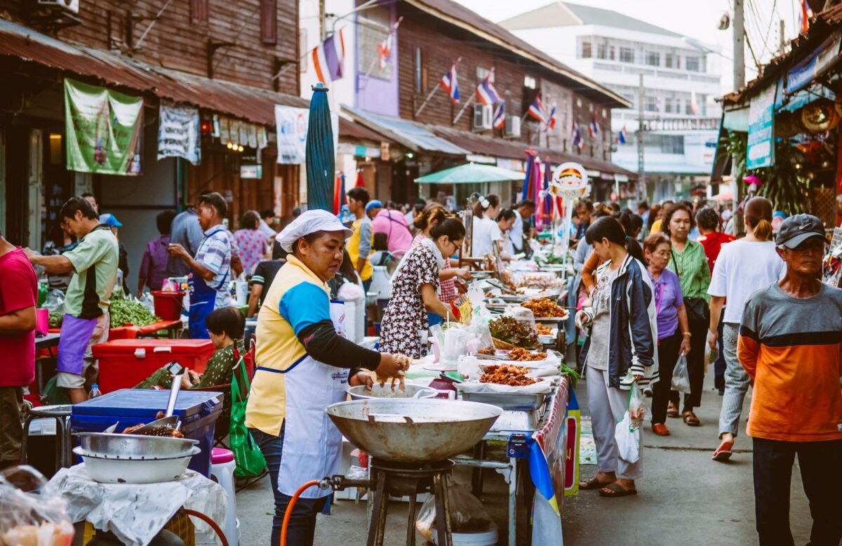 Uthaithani THAILAND street market