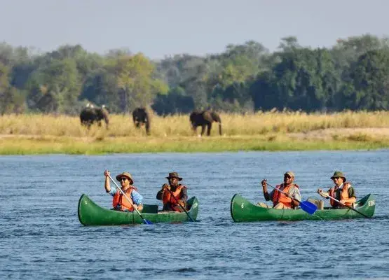 Zambezi canoe zambia